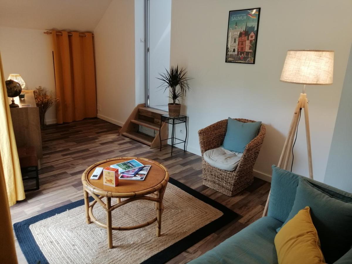 Bel Appt 3 Pieces, A L'Etage, Jardin Privatif, Au Calme, 10 Mn Saumur Et Cnpe Varennes-sur-Loire Exterior foto