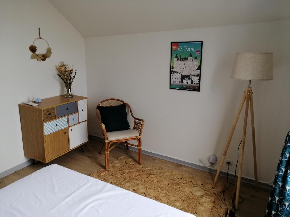 Bel Appt 3 Pieces, A L'Etage, Jardin Privatif, Au Calme, 10 Mn Saumur Et Cnpe Varennes-sur-Loire Exterior foto